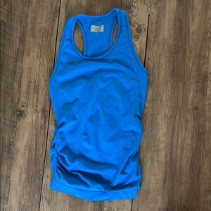 Athleta Women's Blue Racerback Tank Top